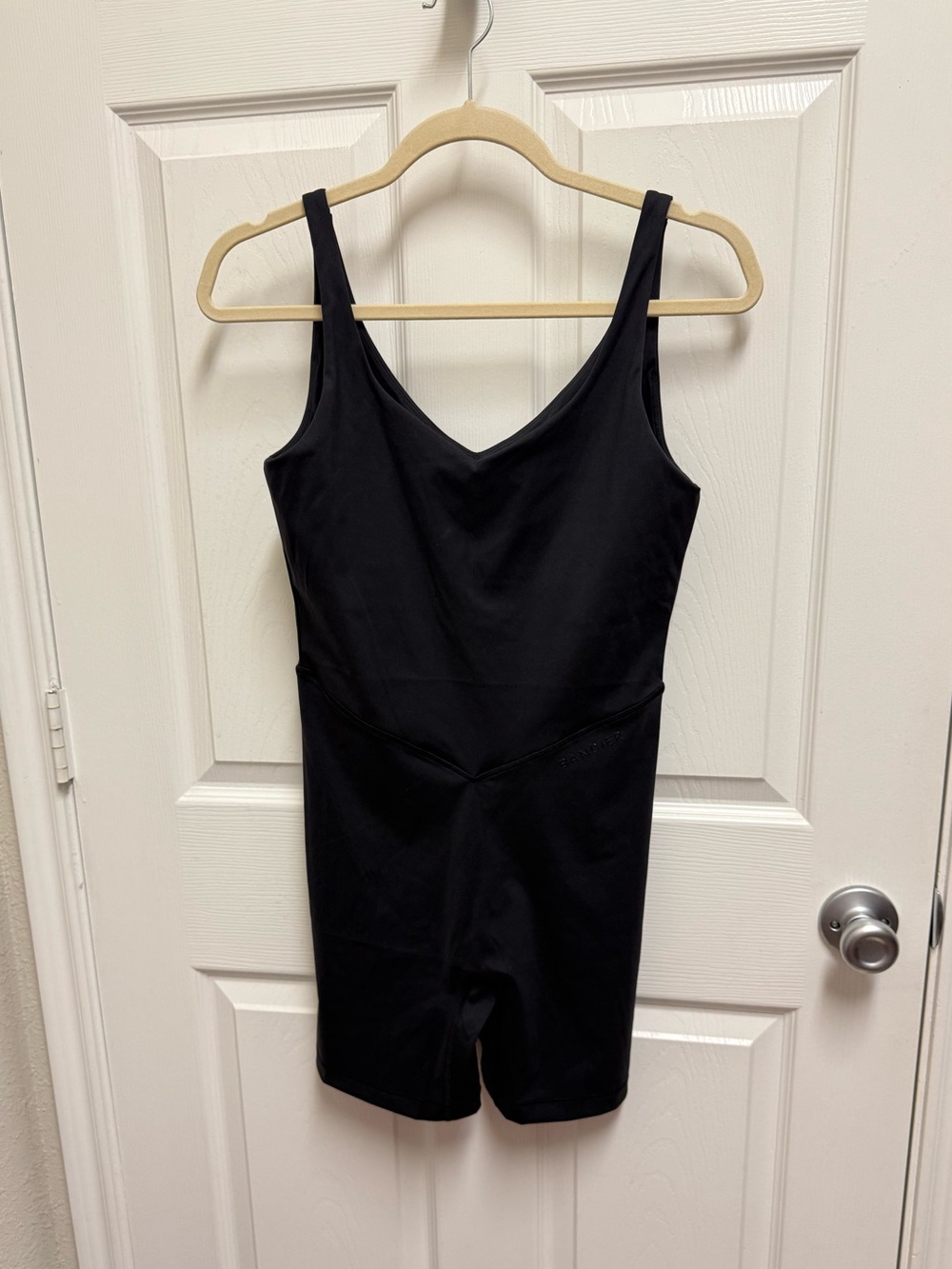 Bandier Black Athletic Bodysuit